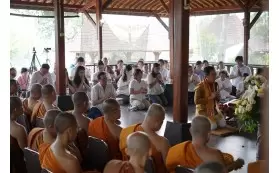 Kathina Dana 15 Anggota Sangha Saung Santi Sukha Arama