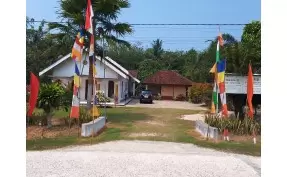 Dana Pembangunan Pagar Vihara Dhammadipa Lampung